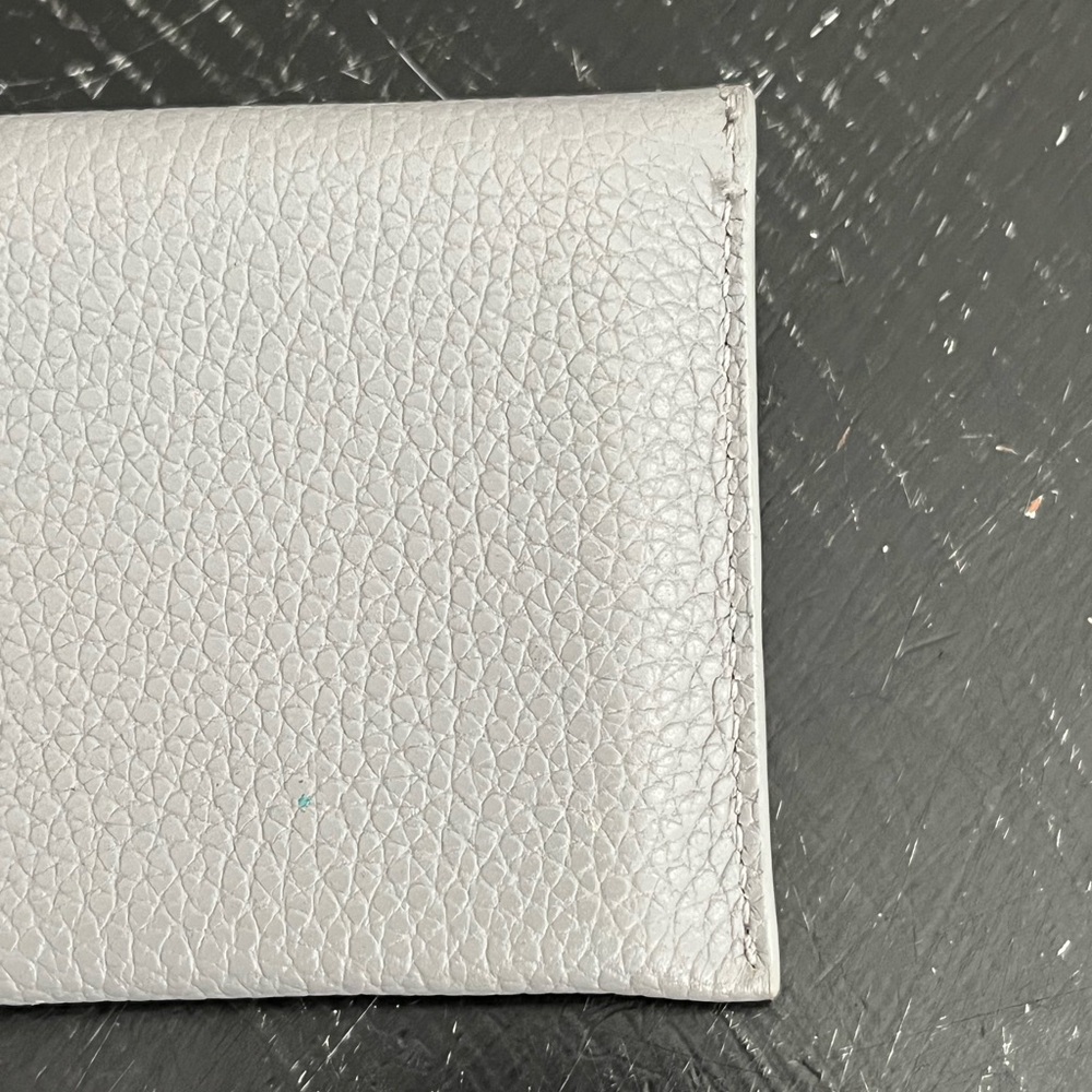 Alexander McQueen Grey Leather Envelope Card Holder - Picture 3 of 13